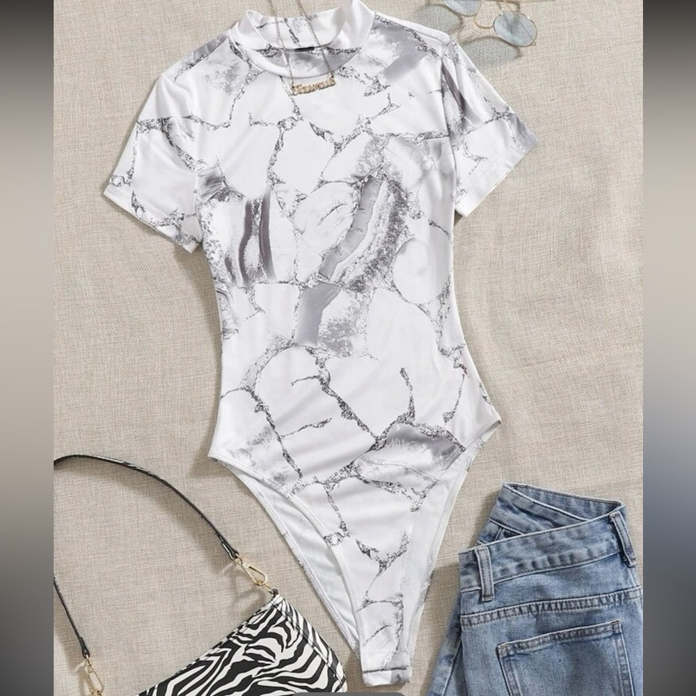 Marble bodysuit